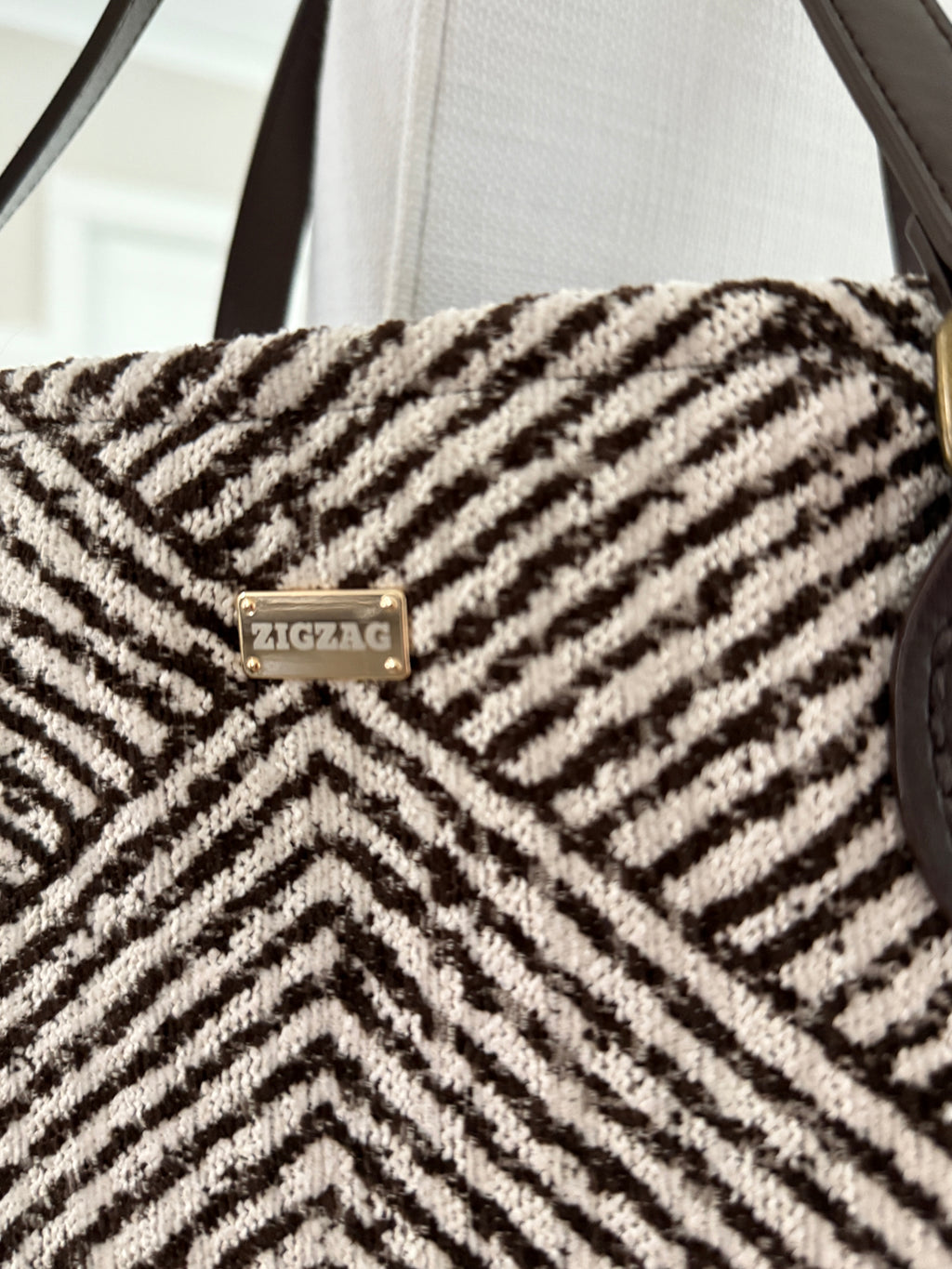Cocoa Geometric Tote