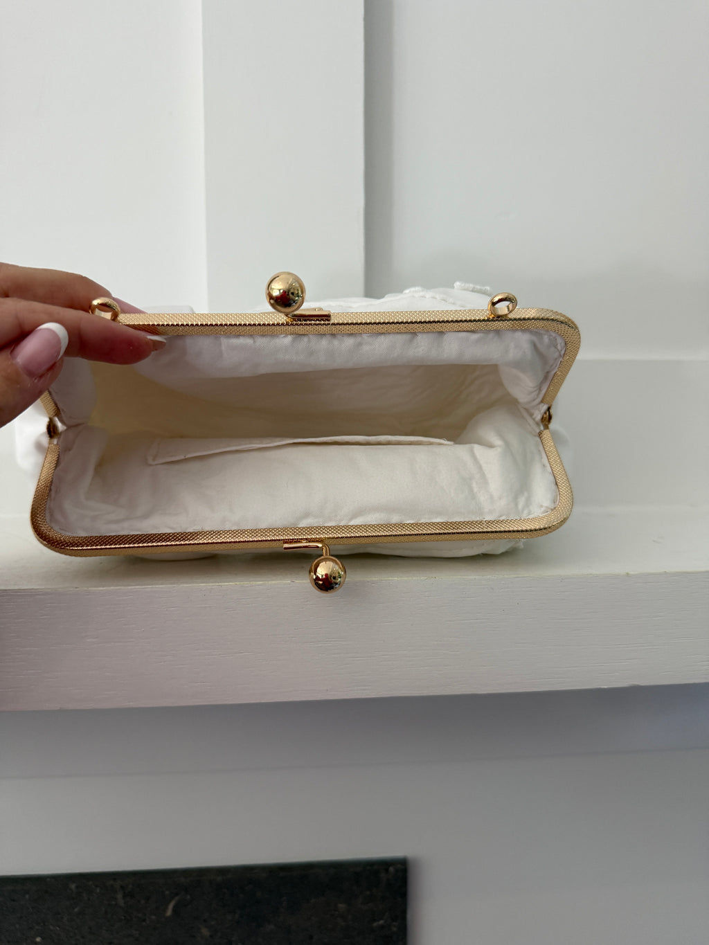 Custom Bridal Evening Clutch – Made from Your Wedding Dress