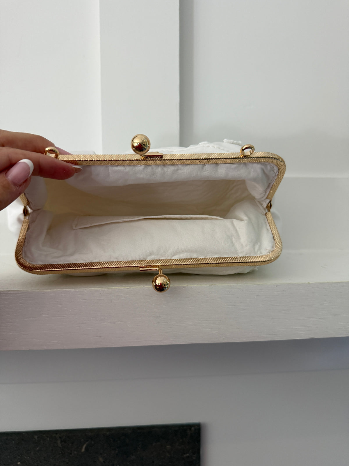 Custom Bridal Evening Clutch – Made from Your Wedding Dress