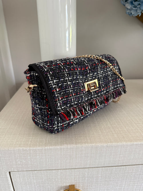 Coco Bag in Navy Tweed