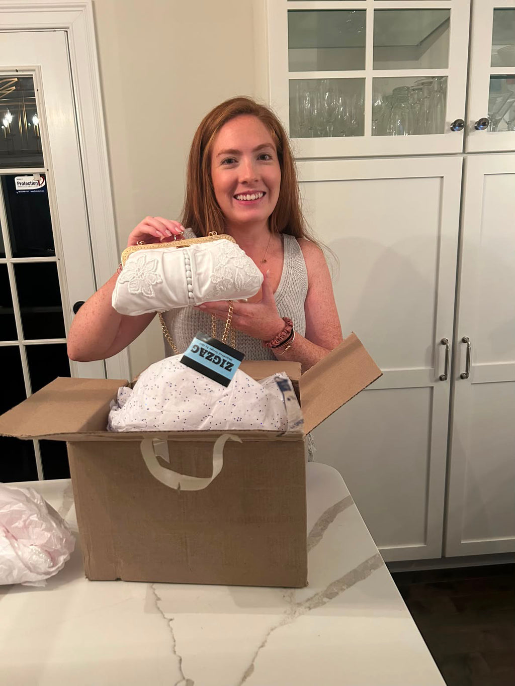 Custom Bridal Evening Clutch – Made from Your Wedding Dress