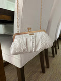 Custom Bridal Evening Clutch – Made from Your Wedding Dress