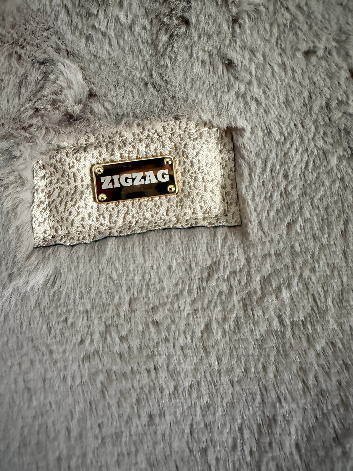 Taupe Faux Fur Bridget Bag
