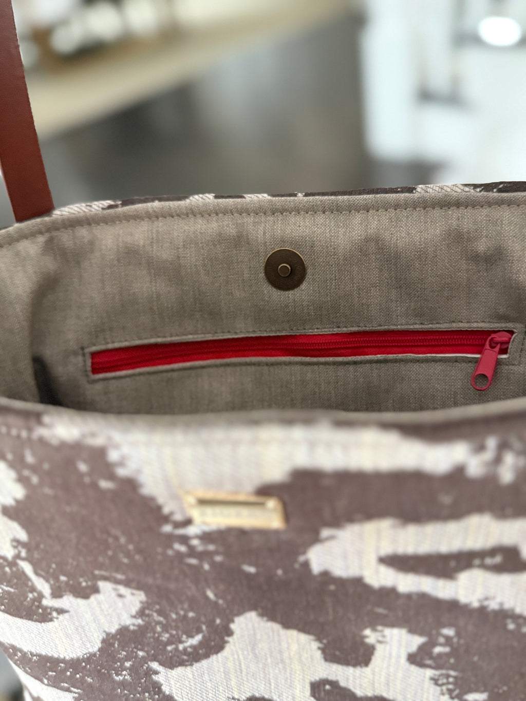 Chocolate Abstract Tote