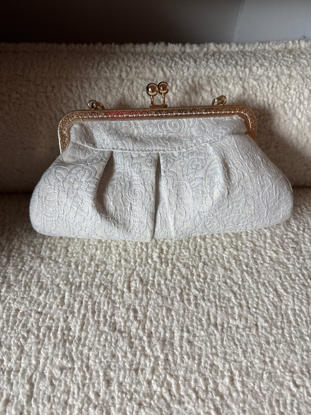White Evening Clutch